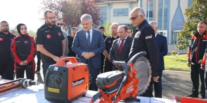 Kızılelma arama kurtarmaya malzeme desteği