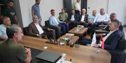 Milletvekili Şan ve Başkan Hallaç basın mensuplarıyla buluştu
