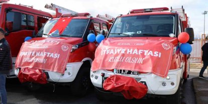 Trabzon İtfaiyesi’ne 9 yeni araç kazandırıldı