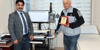 ERÜ Hastanelerine, hayırsever tarafından EMG cihazı bağışlandı