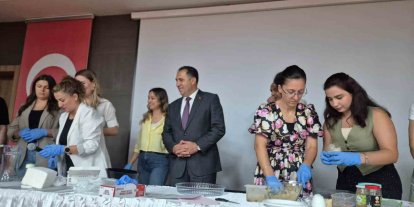 Aydın’da şekersiz lezzetler için mutfağa girdiler