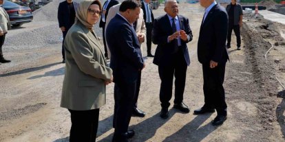 Kayseri protokolü, Kartal Katlı Kavşağı ile fosil müzesini inceledi