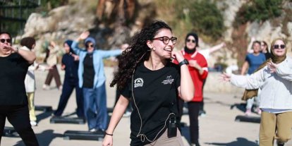 Gebze’de kadınlar açık havada sporla buluştu