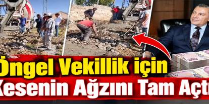 Gökhan Türkeş Öngel’den Hamzagerek Köyü Yoluna 5 Milyon Liralık Destek