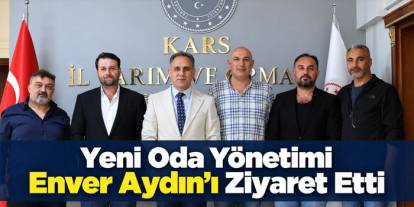 Veteriner Hekimleri Odasından İl Tarım Müdürlüğüne Ziyaret