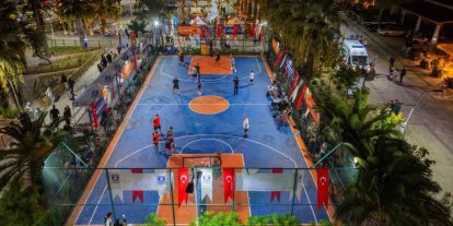 Turgutreis’te basketbol şöleni başladı