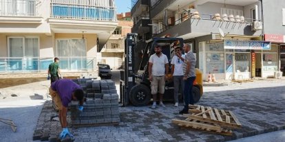 Germencik Park Mahallesi’nde yollar yenileniyor