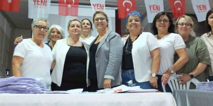 Burhaniye Yeni Partide Çiğdem Avcu başkan oldu