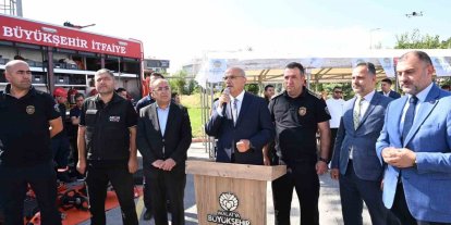 Başkan Sami Er: "İtfaiyemizi hem binalarımızla hem de araç filomuzla güçlendiriyoruz"