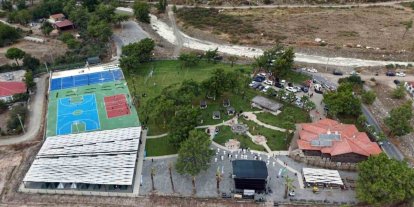 Asparan kamp ve spor tesisleri hizmete açıldı