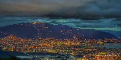 Gece parlayan şehir: Ordu