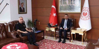 Zonguldak’ın yeni Emniyet Müdürü Kaba’dan Vali Hacıbektaşoğlu’na ziyaret