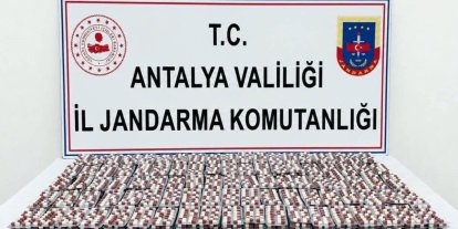 Antalya’da 6 bin 540 sentetik hap ele geçirildi