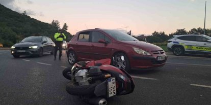 Muğla’da otomobil ile motosiklet çarpıştı: 1 yaralı
