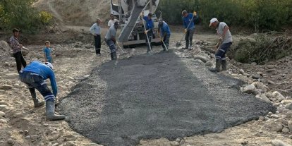 Babadağ’da üstyapı çalışmaları sürüyor