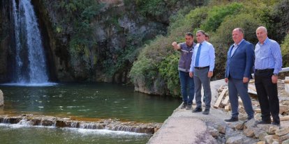 Sırakayalar Şelalesi’nde çalışmalar sürüyor