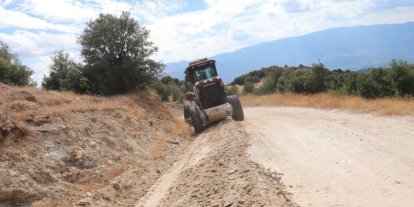 Bozdoğan Belediyesi yol çalışmalarına devam ediyor
