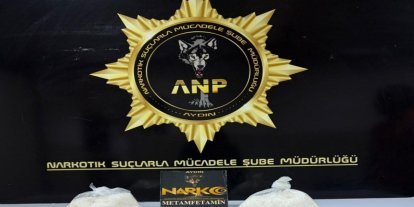 Aydın’da ticari takside 1 kilo 21 gram metamfetamin ele geçirildi