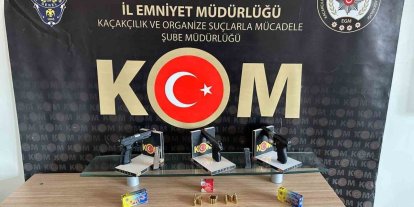 Sivas merkezli 4 ilde kaçak silah operasyonu: 2 tutuklama