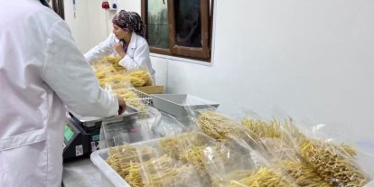 Manyas’ta makarna üretimine yakın inceleme