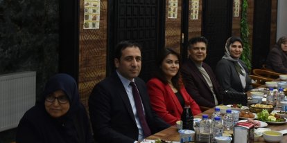 Şehit aileleri ve gaziler iftar yemeğinde bir araya geldiler
