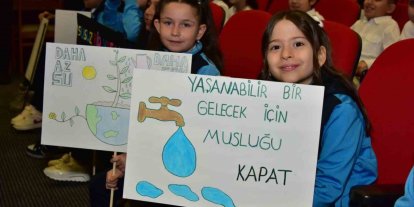 Büyükşehir’le çocuklara su bilinci aşılandı
