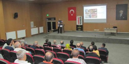 Hisarcık’ta bağımlılıkla mücadele ve KADES uygulaması eğitimi