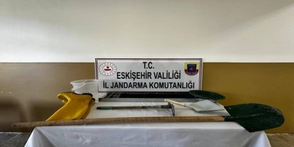 Kaçak kazı yapan şüpheliyi jandarma suçüstü yakaladı