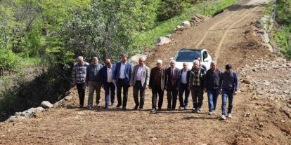 Köyde ulaşım çilesi bitiyor