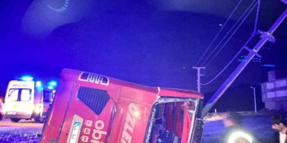 Van’da yolcu otobüsü kazası: 33 yaralı
