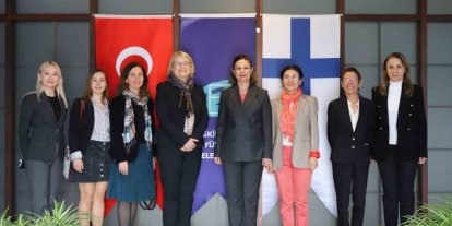 Finlandiya Büyükelçisinden Ayşe Ünlüce’ye ziyaret