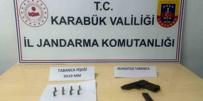 Ruhsatsız silahla yakalanan şahıs tutuklandı