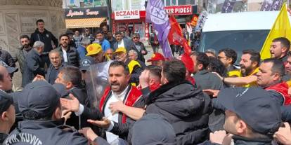 Kars'ta 1 Mayıs kutlamalarında arbede!
