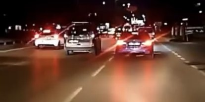 Bursa’da tehlikeli makas kamerada