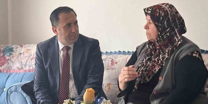 Şehit ailelerine vefa ziyareti