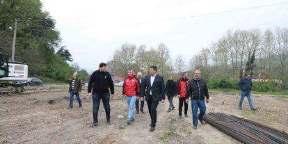 Akyazı’da 4 mahallede spor tesisi çalışmaları başladı