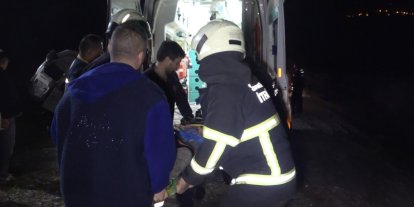 Minibüs şarampole yuvarlandı: 1 ölü, 4 yaralı