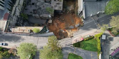 Sarıyer’de yol çöktü: Doğalgaz sıkıştı, patlama oldu