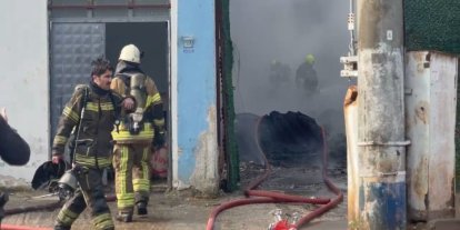 Bursa’da fabrika yangını korku dolu anlar yaşattı