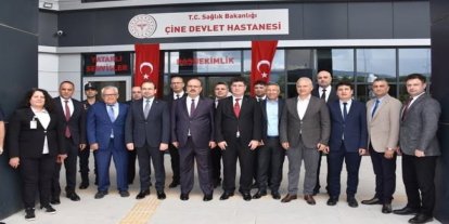 Vali Canbolat, Çine Devlet Hastanesi yeni hizmet binasında incelemelerde bulundu