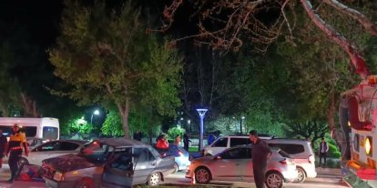 Elazığ’da zincirleme trafik kazası: 2 yaralı