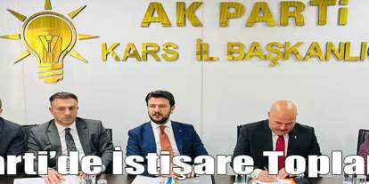 Kars AK Parti teşkilatları, saha çalışmalarını sürdürüyor.