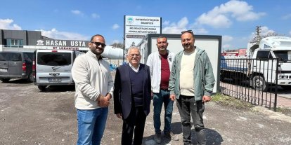 Başkan Büyükkılıç, Anbar’da cami inşaatını inceledi