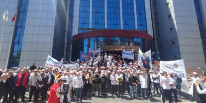 HAK-İŞ Konfederasyonu Genel Başkanı Arslan’dan greve katılan işçilere destek ziyareti
