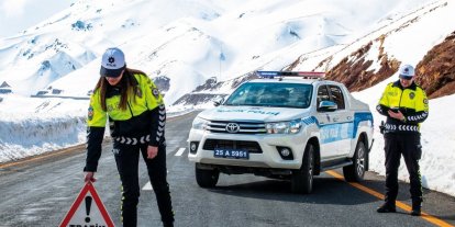 Erzurum’da kent merkezinde bir ayda 109 kaza