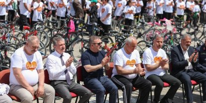 Sincan’da pedallar sağlık için çevrildi
