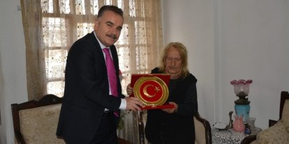 Kaymakam Odabaş’tan Hayırsever Kıyakoğlu’na vefa ziyareti