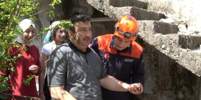 Orman yangını afetine karşı saniyelerle yarıştılar