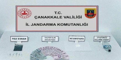 Çanakkale’de düzenlenen uyuşturucu operasyonunda 2 kişi tutuklandı