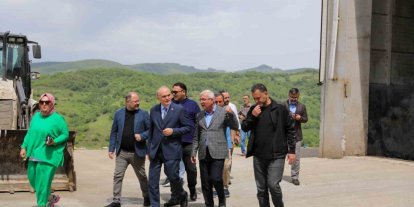 Özlü hayvan konukevi ve katı atık tesisini inceledi